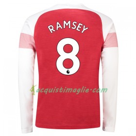 Divisa di Calcio Arsenal Ramsey 8 Prima 2018/2019 Manica Lunga